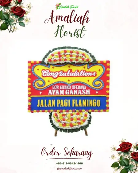 Sewa Papan Bunga Conggeang